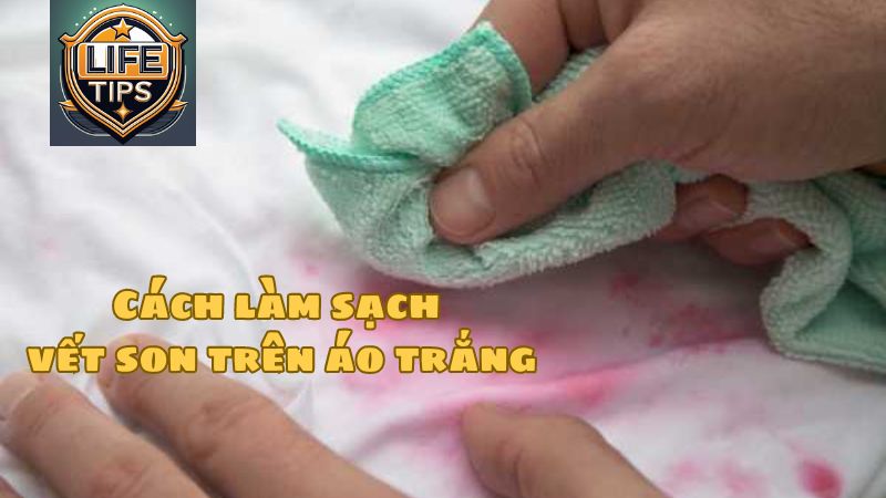 Cách làm sạch vết son trên áo trắng